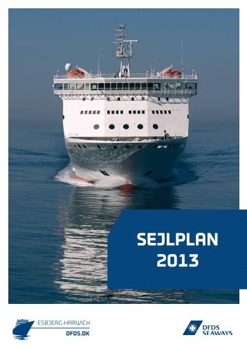 SEJLPLAN 2013 - DFDS Seaways