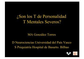 ¿el trastorno de personalidad es un trastorno mental severo?