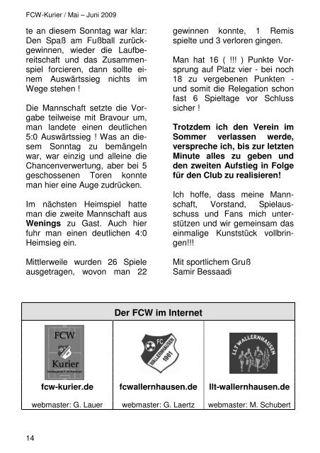 Download von Heft 2009/2 - fcw-kurier.de