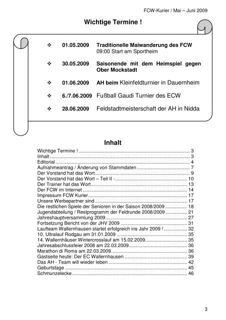 Download von Heft 2009/2 - fcw-kurier.de