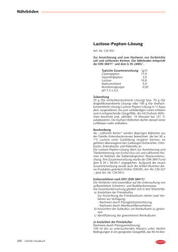 Lactose-Pepton-LÃ¶sung - mibius