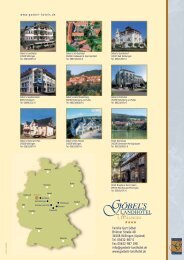 Goebels-Landhotel-Imageprospekt - Göbel Hotels