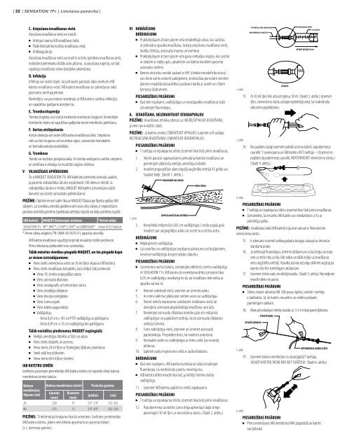 SENSATIONÂ® 7Fr. IAB CATHETER INSTRUCTIONS FOR USE