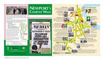 Chartist Walk Leaflet and Map - Newport City Council