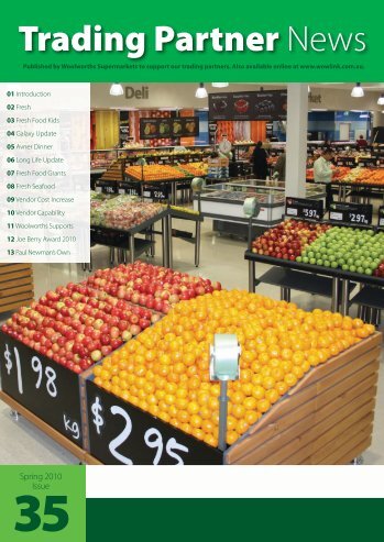 Trading Partner News - Woolworths wowlink