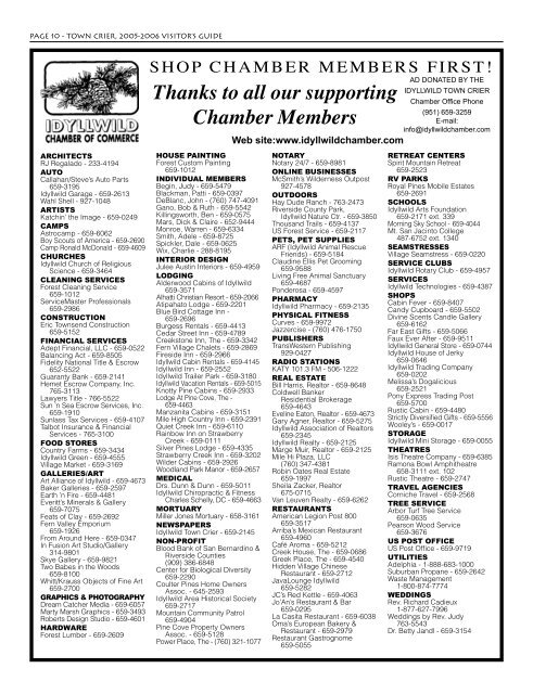 Page 10 Town Crier 200