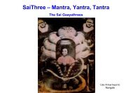 SaiThree - Mantra, Yantra, Tantra - Sai Darshan