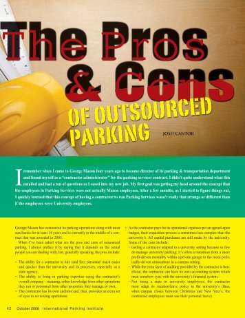 The Pros & Cons of Outsourced Parking - International Parking ...