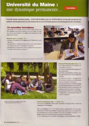 lO nouvelles formations - Faculté des Sciences et Techniques ...