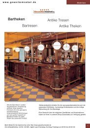 Theken / Tresen (PDF) - Gewerbemoebel.de