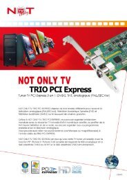 NOT ONLY TV TRIO PCI Express