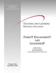 Parent Engagement and Leadership - Dr. Stirling McDowell ...