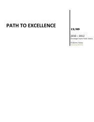 Path to Excellence Policy - Onondaga County Public Library