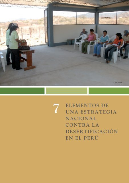 Título: La desertificación en el Perú - CDAM - Ministerio del Ambiente