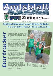 Amtsblatt KW 19 - Zimmern ob Rottweil