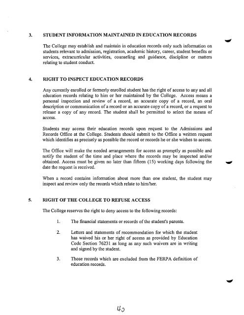 3. STUDENT INFORMATION MA