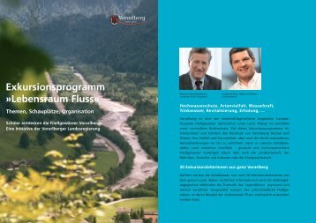 Folder Exkursionsprogramm - Vorarlberg