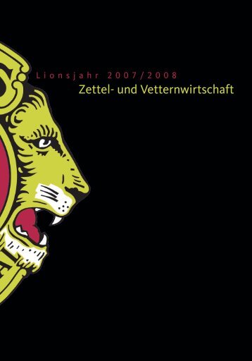 Zettel- und Vetternwirtschaft - Lions Club Westerwald