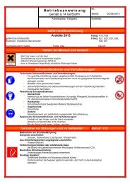 Betriebsanweisung - IMS-Koch