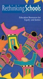Education Resources for Equity and Justice - Rethinking Schools