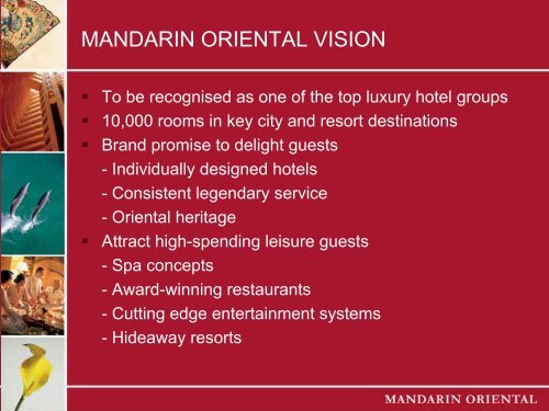 Mandarin Oriental International Limited - Mandarin Oriental Hotel ...