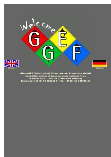 Labels - Giese-GEF GmbH