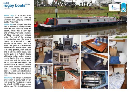 Brochure - Rugby Boat Sales