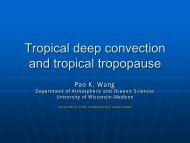 Tropical deep convection and tropical tropopause - Academia Sinica