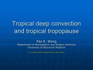 Tropical deep convection and tropical tropopause - Academia Sinica