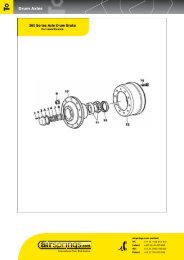 Axle Drum Brake Parts List - Airsprings