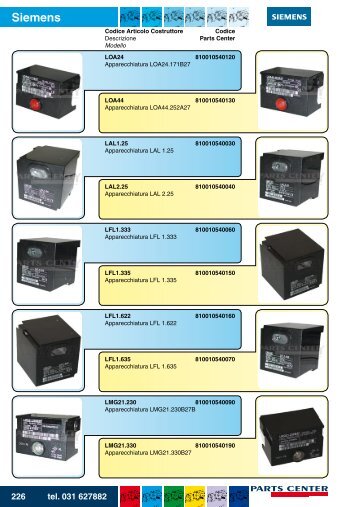 Siemens - Parts Center Srl