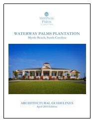 waterway palms plantation architectural review - charette | architects