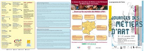 Zoom sur les JournÃ©es des MÃ©tiers d'Art - Chambre des MÃ©tiers et ...