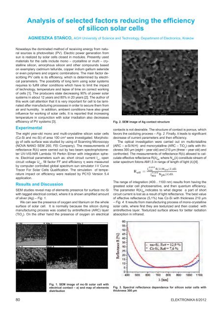 Proceedings of the European Summer School of Photovoltaics 4 â 7 ...