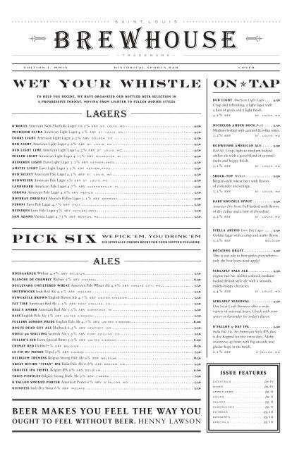 136280 Brewhouse Menu