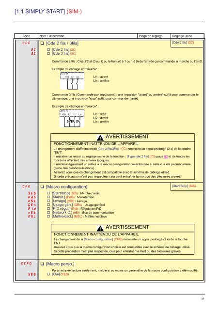 Altivar 71 â Guide de programmation - Skills Canada