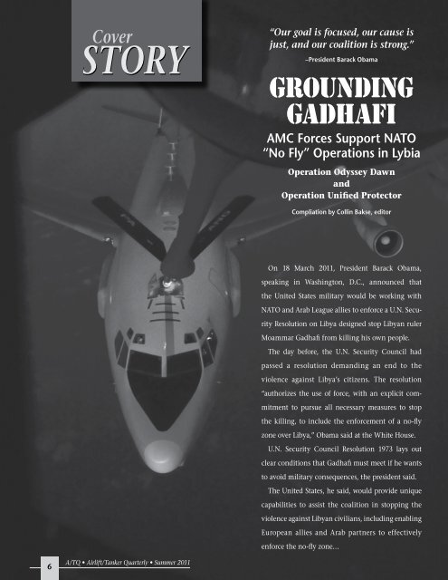 Grounding Gadhafi AMC Rodeo 2011 - Airlift/Tanker Association