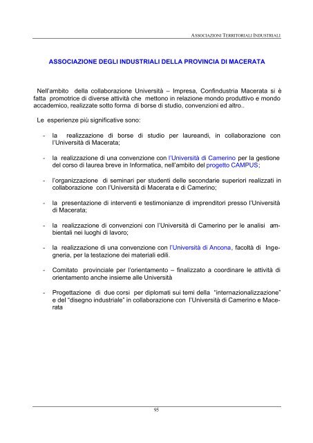 repertorio delle collaborazioni universita'-industria ... - Confindustria