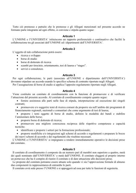 repertorio delle collaborazioni universita'-industria ... - Confindustria