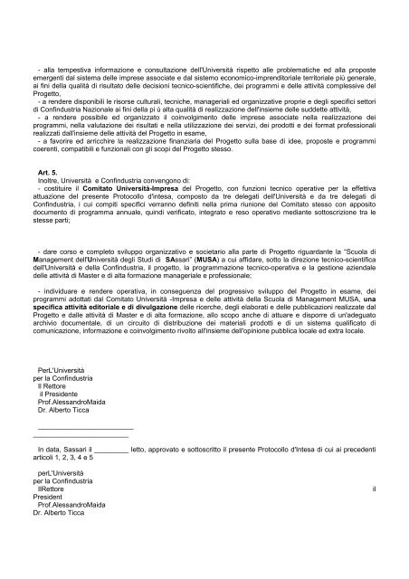 repertorio delle collaborazioni universita'-industria ... - Confindustria