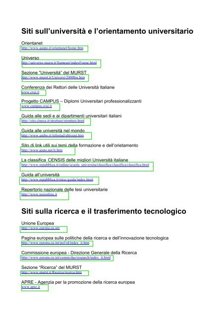 repertorio delle collaborazioni universita'-industria ... - Confindustria