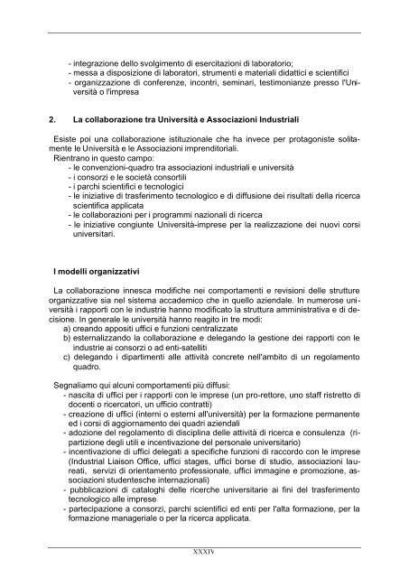 repertorio delle collaborazioni universita'-industria ... - Confindustria