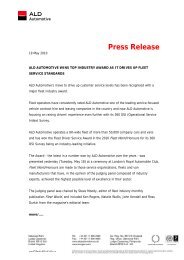 Press Release - ALD Automotive