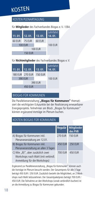 11.01.â 13.01. 2011 IN NÃRNBERG - BIOGAS Jahrestagung und ...