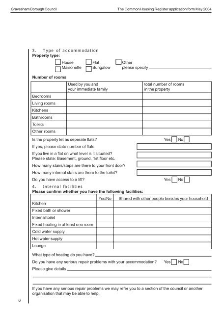 The common housing register.pmd - Gravesham Borough Council