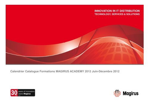 Calendrier Catalogue Formations MAGIRUS ACADEMY 2012 Juin ...