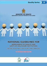 National Guidelines for Improvement of Quality and Safety of ...