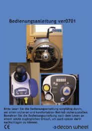 Bedienungsmanual teil 1 - Decon