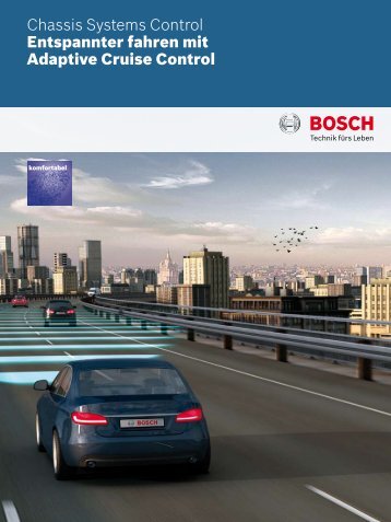 Adaptive Cruise Control - Bosch - Kraftfahrzeugtechnik