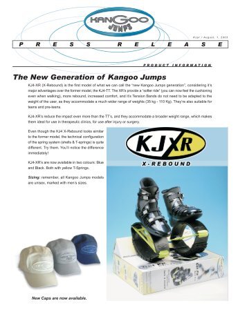 The New Generation of Kangoo Jumps